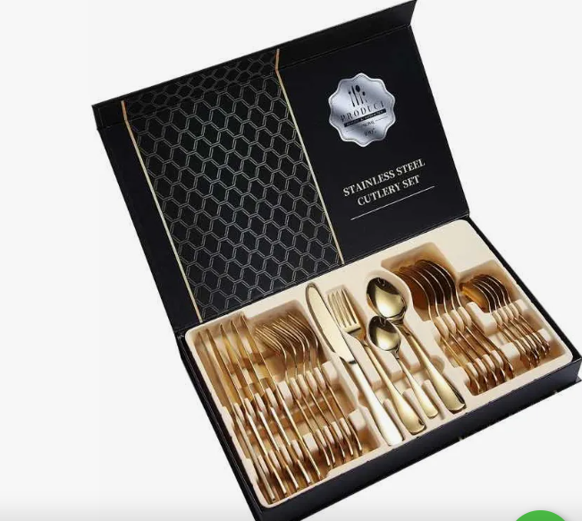 SET DE CUCHILLOS Y CUBIERTOS POR 12 PIEZ